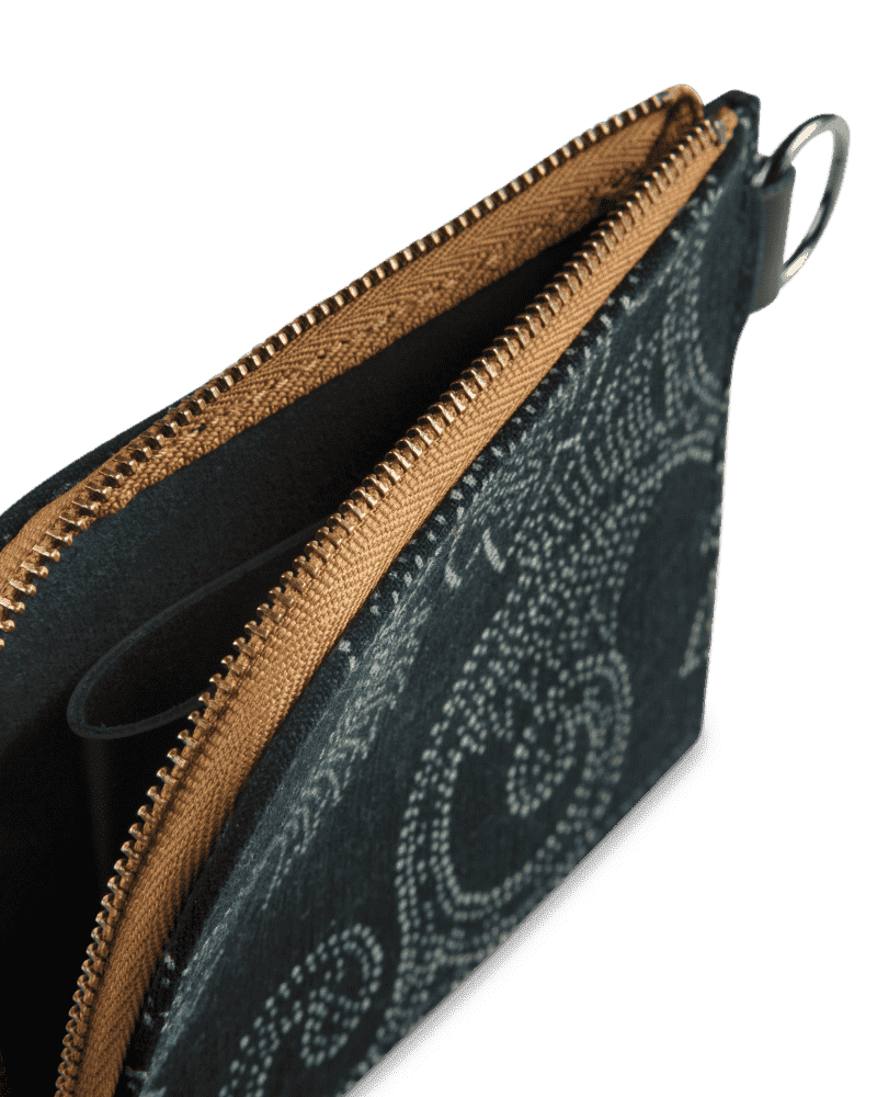 UNDONE LAB + Simple Union: L Zip Wallet (Kofu Pattern) - UNDONE Watches